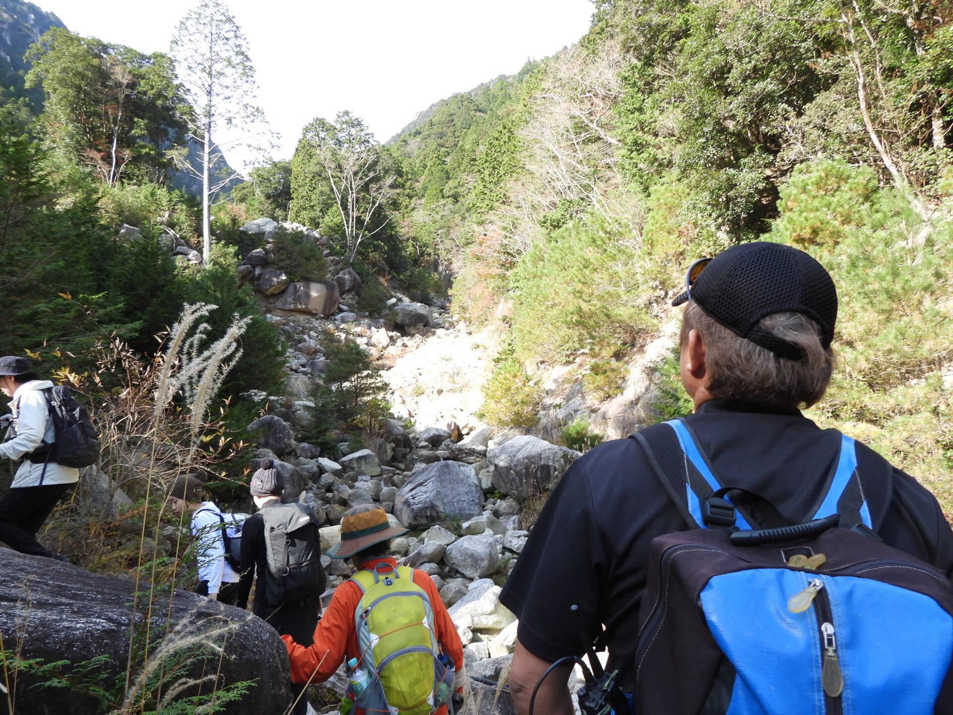 半袖で登山する人も