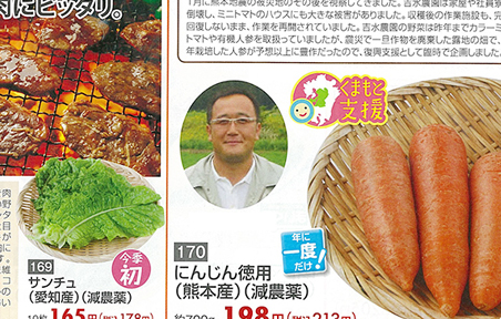 生産者の名前を記載